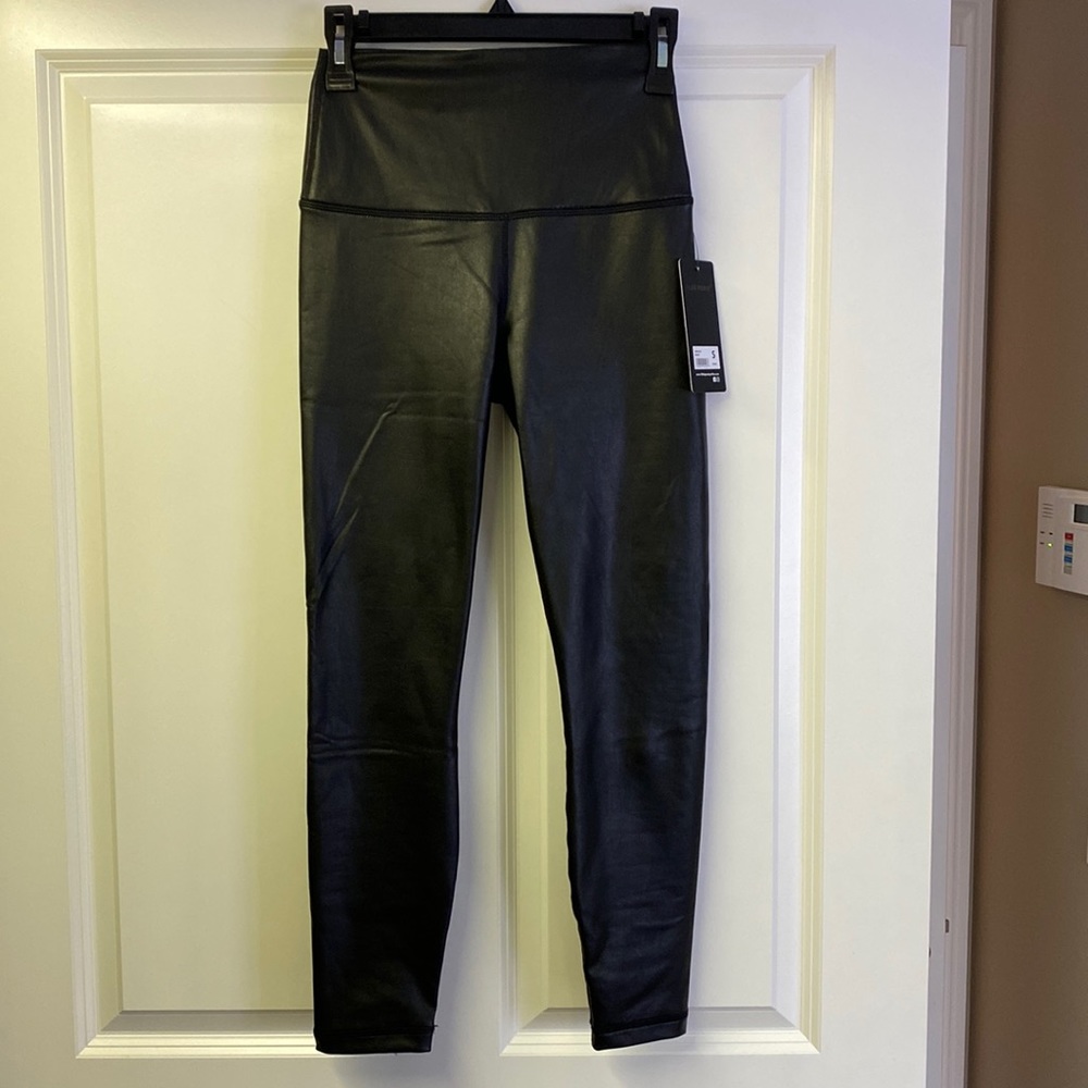 Leatherette Super High Rise Ankle length